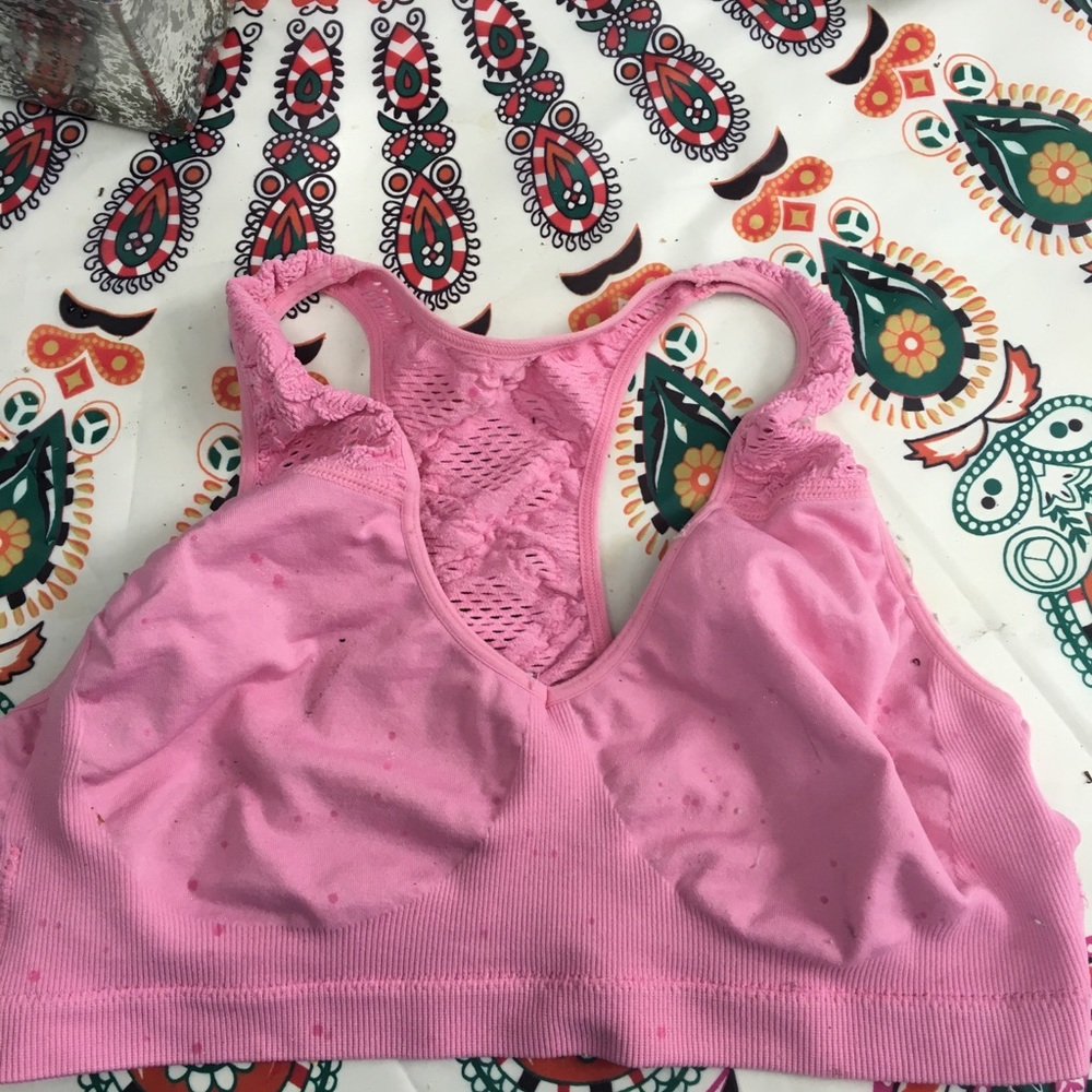 Pink Sports Bra XXL